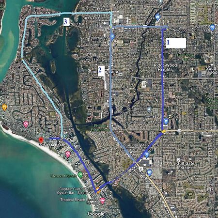 3Bed & 2Bath Property Couple Minutes From Siesta Key Beach & Downtown Sarasota Exteriör bild